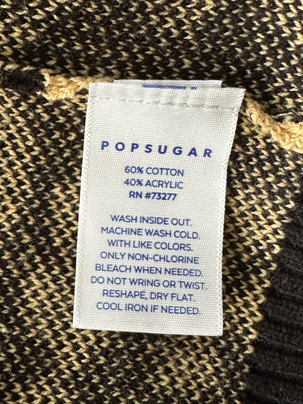 POPSUGAR Black and Beige Leopard Open Cardigan - Picture 14 of 14